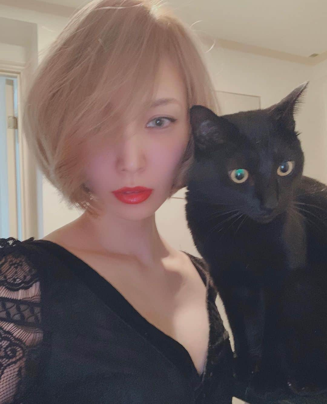 澤田友美さんのインスタグラム写真 - (澤田友美Instagram)「. ジジも一緒に🤣　 魔女の宅急便💋ww . . #happyhalloween #魔女の宅急便  #ジジ　#blackcat」11月1日 2時29分 - tomomi__sawada