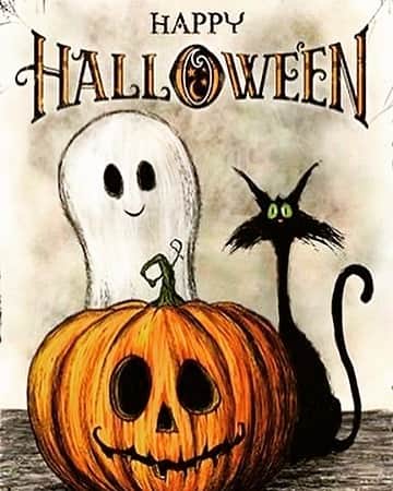 T・J・サインのインスタグラム：「Have tons of fun tonight! Be safe, laugh lots, play tons and save me a piece of candy! 🍫😀👻」