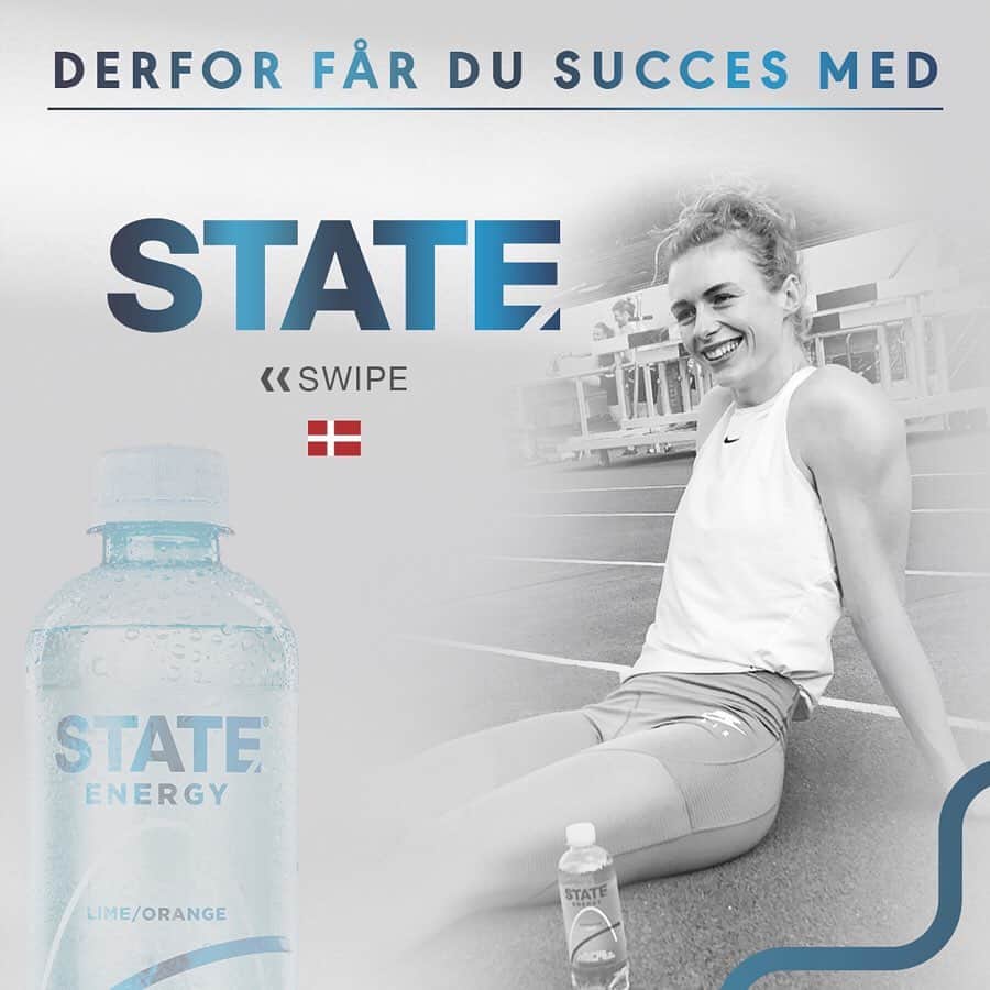 マチルドU・クラマーのインスタグラム：「STATE har brugt flere år på at udvikle den perfekte og anderledes energidrik med fokus på at tilbyde en mere effektiv og dokumenteret længerevarende kilde til energi, kombineret med både koffein, grøn te, elektrolytter, vitaminer og komplekse kulhydrater! Og så er det dansk, udviklet af danske eliteatleter og fagfolk 🇩🇰 som ekstra bonus, smager det helt fantastisk😍 .  Jeg drikker STATE’s produkter som en vigtig del af min daglige træning, og er derfor mega glad for at være en del af STATEfamilien 💪🏻👏🏻 . . 👉🏻Swipe og læs mere om hvorfor STATE’s produkter er helt igennem unikke!❤️ #teamstate #statedrinks #vedvarendeenergi #drinktoimprove @statedrinks」