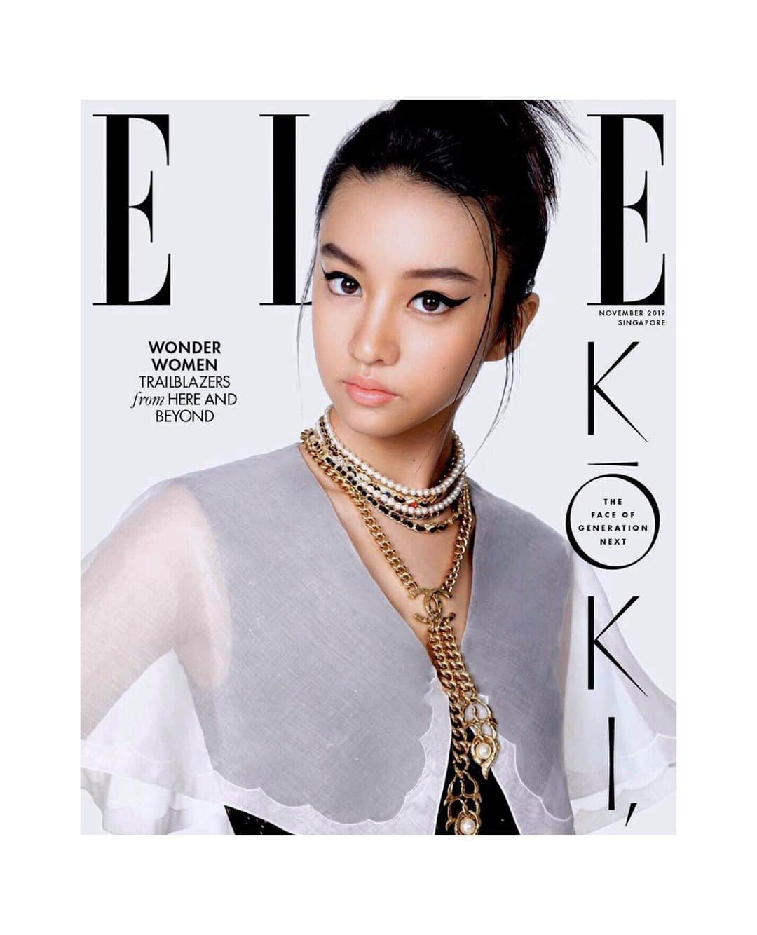 bungo tsuchiyaさんのインスタグラム写真 - (bungo tsuchiyaInstagram)「#Repost @ellesingapore ・・・ Meet Kōki, the 16-year-old teen model from Japan with over a million followers covers the November Issue of ELLE Singapore. A vision of poise, she like the wonder women we’ve dedicated this issue to, is blazing a trail all her own. - #ELLESINGAPORE  #koki #fashion #magazinecover #chanel - Photographer @bun5o Creative Direction @jackwangg Styling @ojnjenine  Subject @koki wearing @chanel Hair Hirokazu Niwa  Makeup @yusukesaeki Production @justin_gg0812」11月1日 14時07分 - bun5o