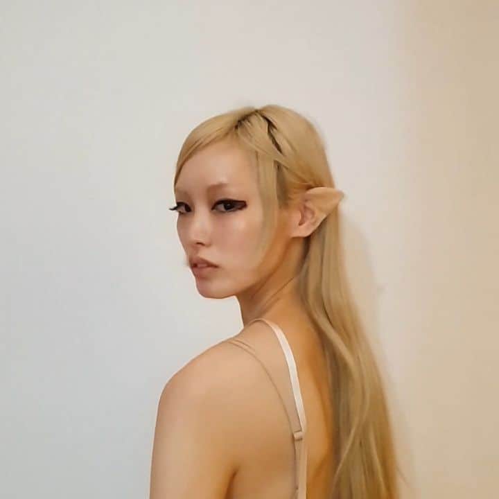 フェルナンダ・リーのインスタグラム：「Kiss-Shot Acerola-Orion Heart-Under-Blade 🥰  Economical #cosplay」