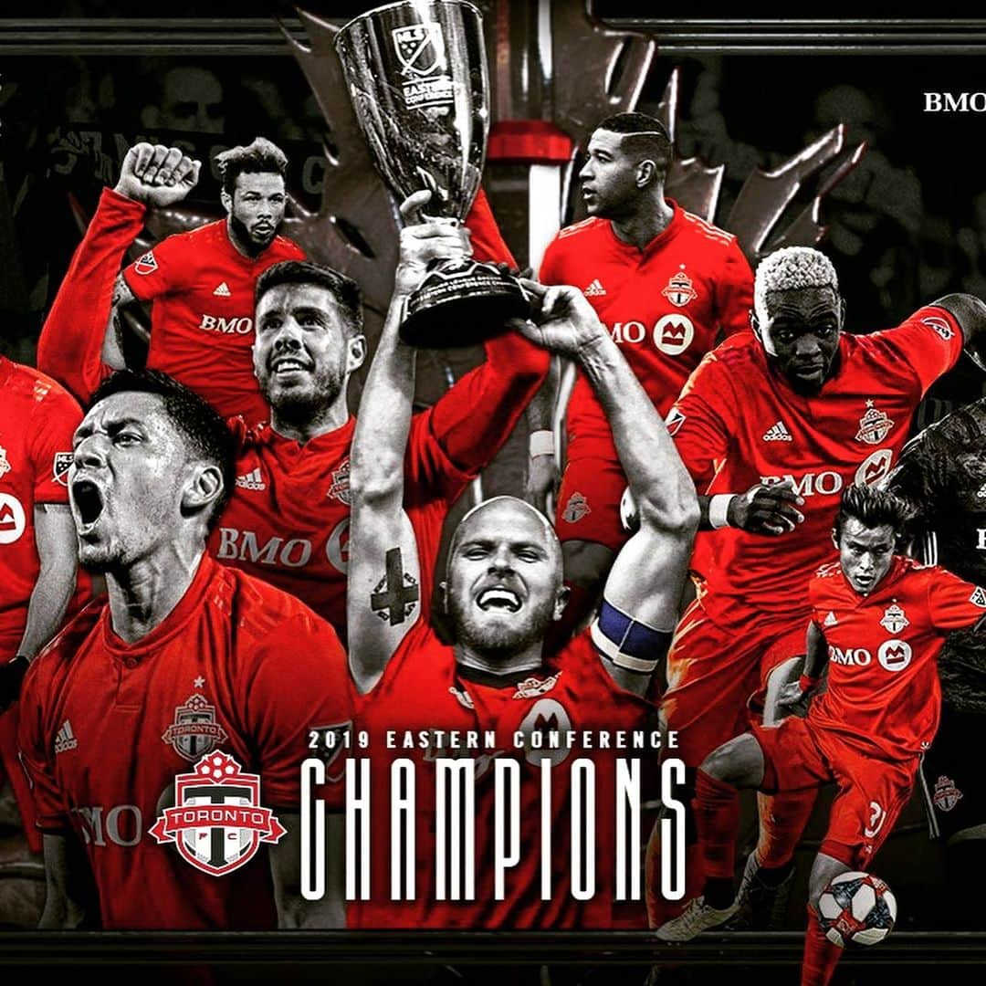 遠藤翼さんのインスタグラム写真 - (遠藤翼Instagram)「2019 EASTERN CONFERENCE CHAMPIONS ⚡️ I LOVE THIS TEAM 💛😍💛 ——————— #Toronto #TFC #TheyWillSeeRed #MLSCup」11月1日 6時02分 - tsubasa_endoh