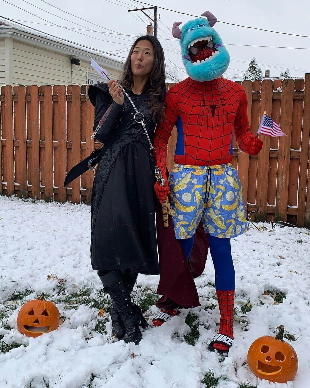 大儀見優季さんのインスタグラム写真 - (大儀見優季Instagram)「Happy Halloween 🎃  #gameofthrones #queen  #spiderman #monstersinc #japanese and #american」11月1日 7時35分 - yuki_nagasato