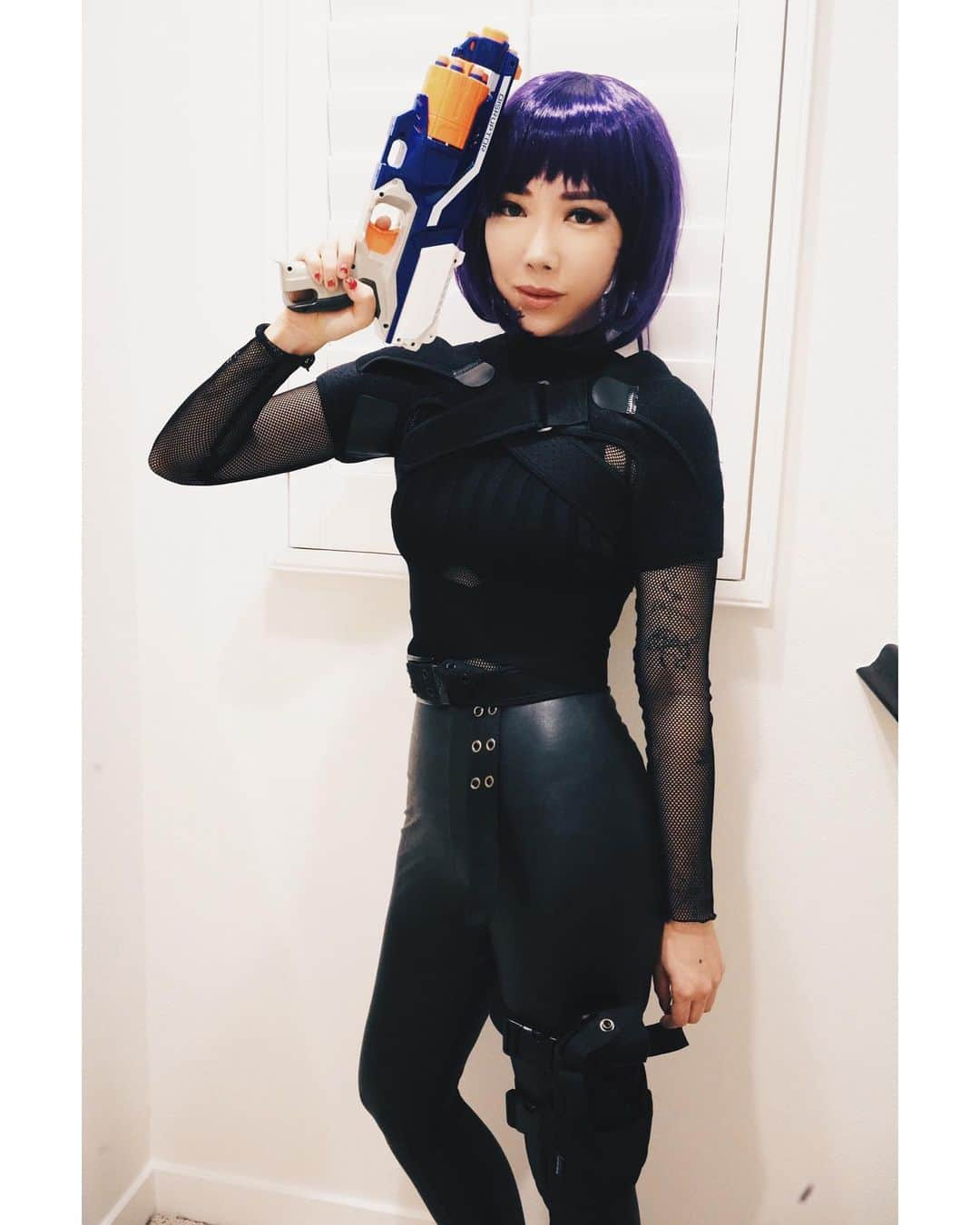 TOKiMONSTAさんのインスタグラム写真 - (TOKiMONSTAInstagram)「Last min Halloween dig. “DIY loose interpretation” of Motoko Kusanagi from Ghost in the Shell anime.」11月1日 9時58分 - tokimonsta