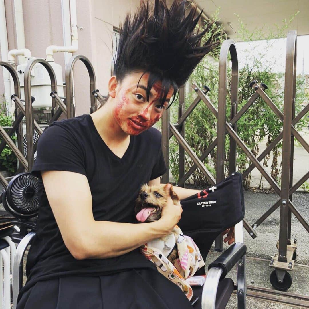 日本テレビ「今日から俺は‼︎」さんのインスタグラム写真 - (日本テレビ「今日から俺は‼︎」Instagram)「#犬の日 #伊藤健太郎 #清野菜名 #あられ #今日から俺は  #今日から俺は‼︎ #今日俺」11月1日 11時18分 - kyoukaraoreha_ntv