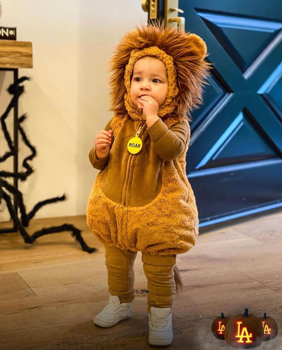 ジョク・ピーダーソンさんのインスタグラム写真 - (ジョク・ピーダーソンInstagram)「our cute little lion 🦁 #rawrrr」11月1日 11時50分 - yungjoc650