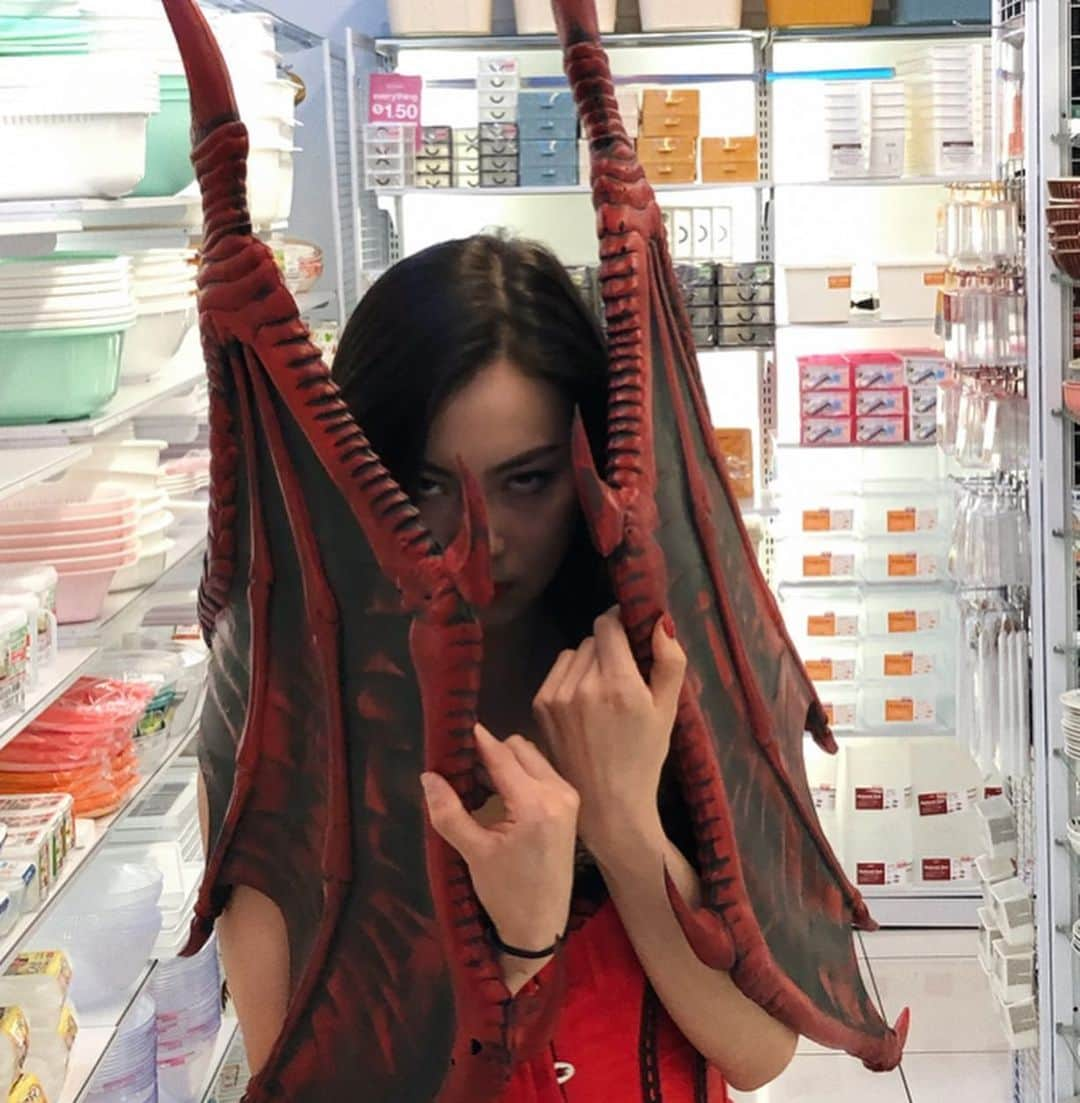 ローレン・サイさんのインスタグラム写真 - (ローレン・サイInstagram)「👹 daiso dragon, what else?」11月1日 12時45分 - laurentsai