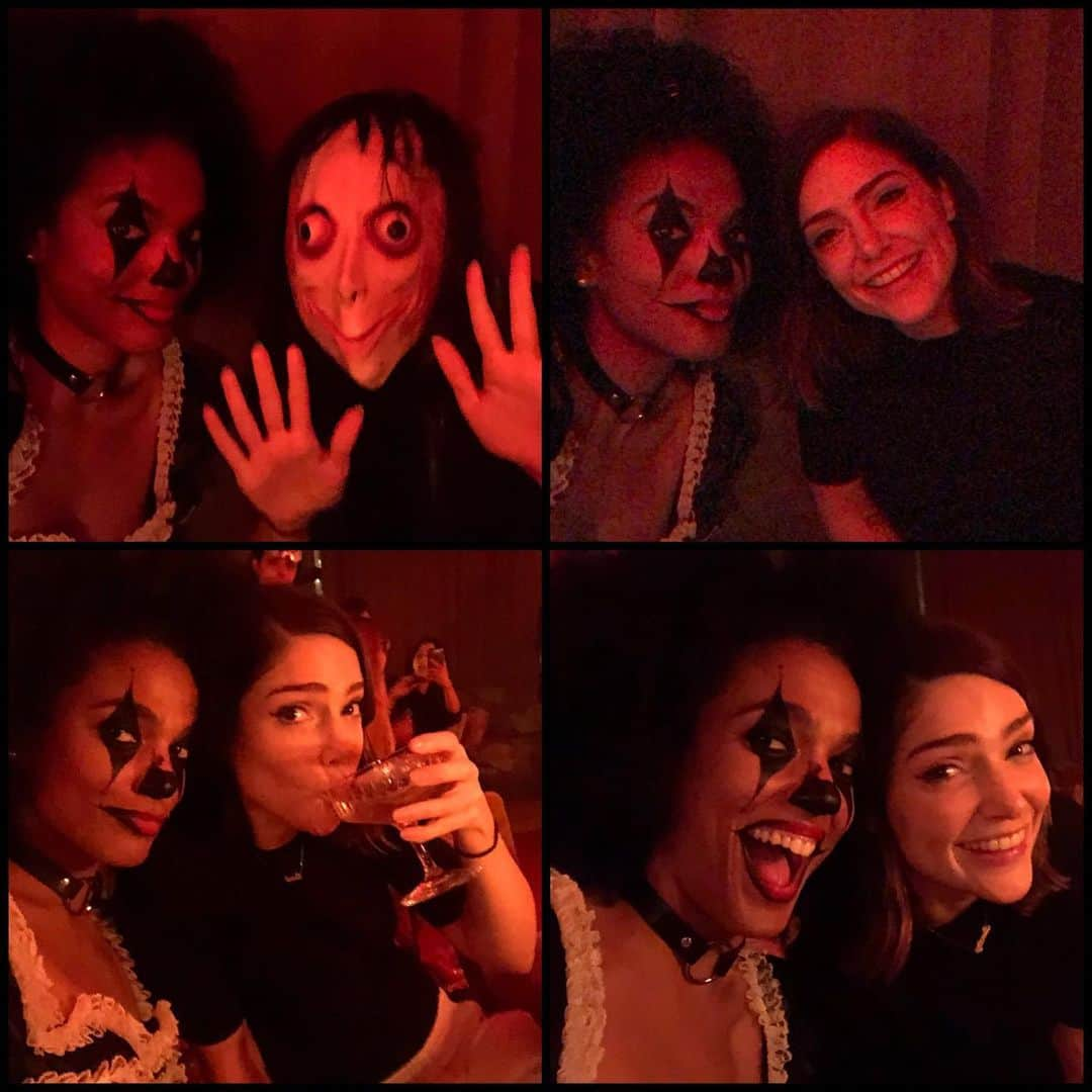 フリーマ・アジェマンさんのインスタグラム写真 - (フリーマ・アジェマンInstagram)「How many of you got to spend Halloween with an actual witch??!!? 🙋🏽‍♀️✨✨✨ And the world’s most beautiful one at that!!! @janeymontgomery 🎃🖤♥️🖤 @nbcnewamsterdam #sharpeandbloomafterhours #spinoff」11月1日 13時14分 - freemaofficial