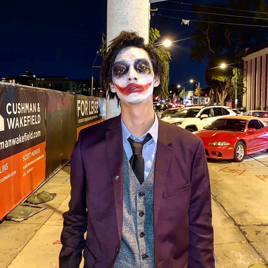 清水尋也さんのインスタグラム写真 - (清水尋也Instagram)「. . " Why So Serious ?? " . #Joker #DarkKnight #halloweencostume」11月1日 16時19分 - hiroyashimizv