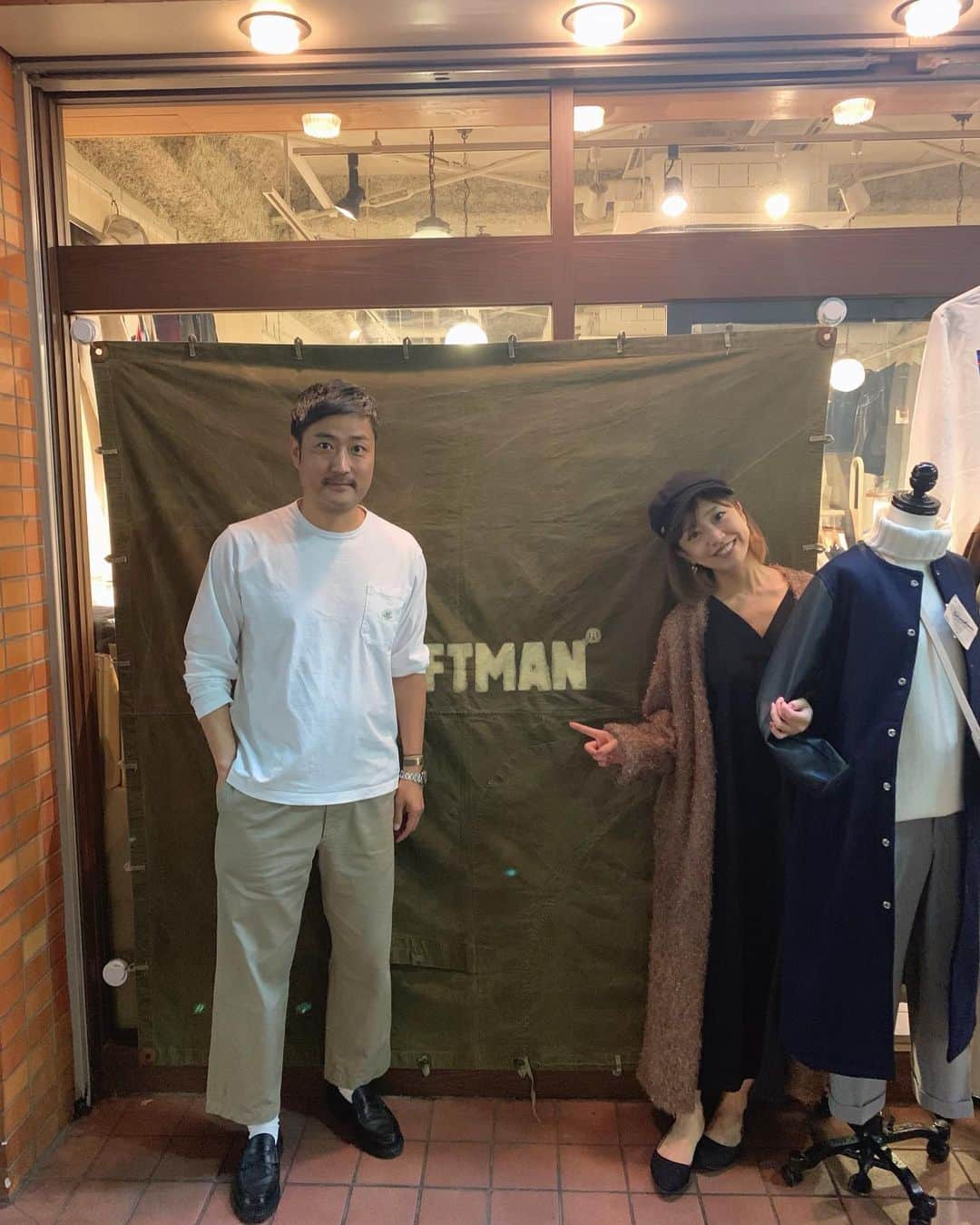 本橋優華のインスタグラム：「ロフトマンの東京popupstore行ってきた◡̈ お洒落だ！ 〜11/4 20:00まで #ロゴにかぶってる笑 #loftman#fashion#shop#popup#good#yoyogiuehara#tokyo」