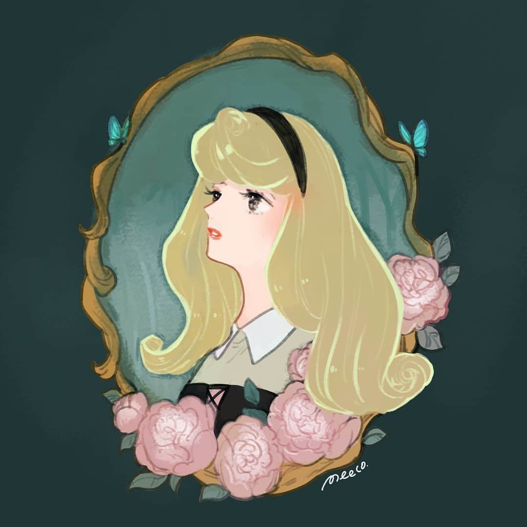 みーこさんのインスタグラム写真 みーこinstagram ブライアローズ イラスト ブライアローズ オーロラ姫 眠れる森の美女 11月1日 18時07分 Meecosme