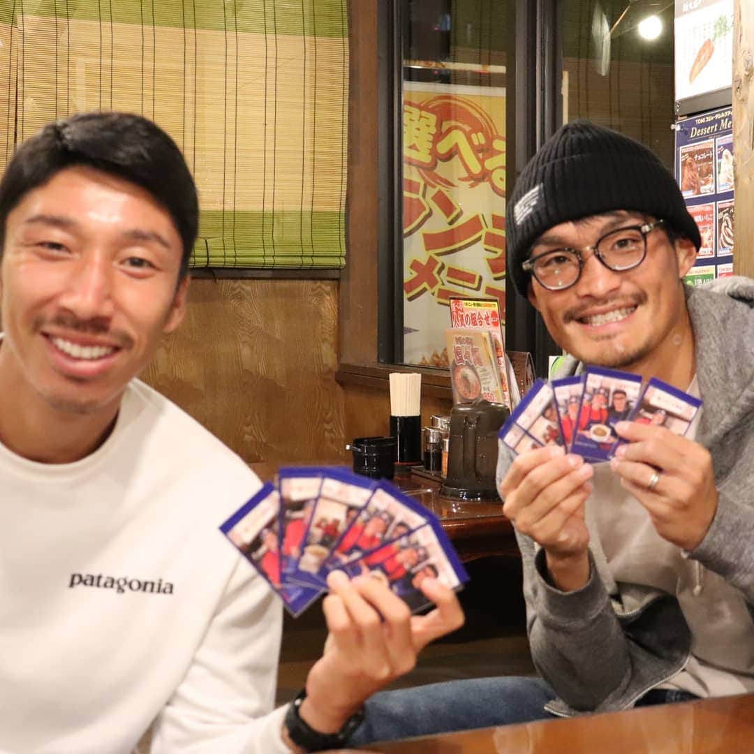 のインスタグラム：「群馬を盛り上げる衝撃の一杯。 同級生が試作を重ね最高の味に仕上げました！！ 是日食べて下さい。 #おおぎやラーメン #豚キムチラーメン #ザスパクサツ群馬 #渡辺広大  #舩津徹也」