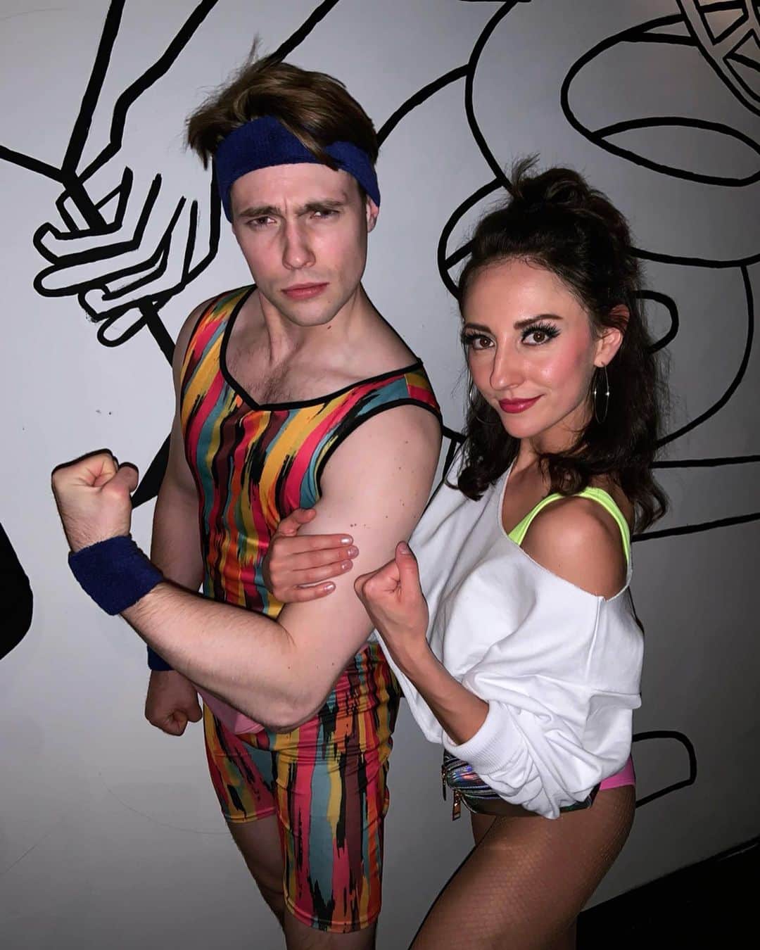 のインスタグラム：「Let’s get physical⚡️#halloween #80sfitness」