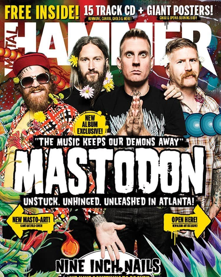 マストドンさんのインスタグラム写真 - (マストドンInstagram)「#FBF Metal Hammer cover during the OMRTS cycle.」11月2日 8時20分 - mastodonrocks