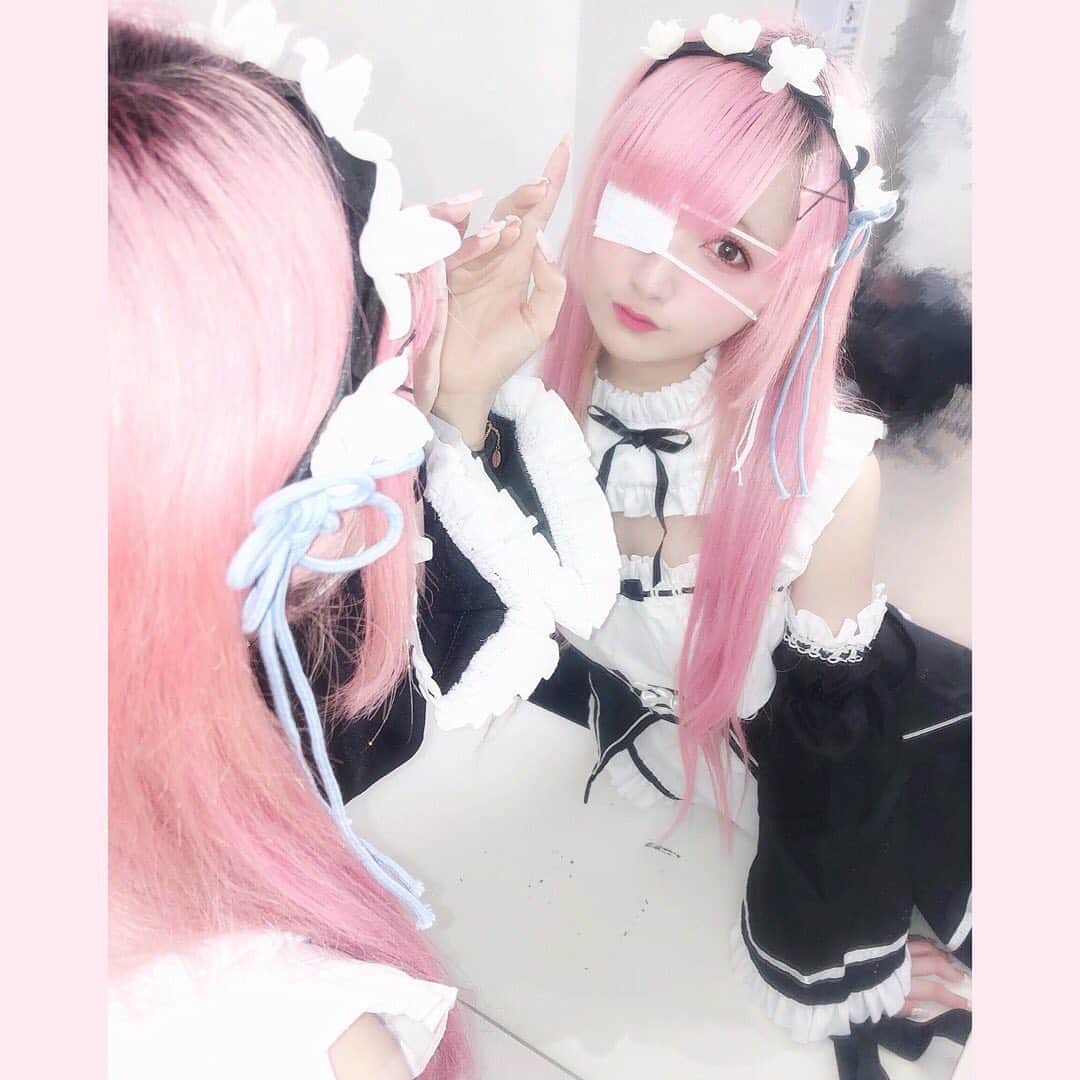 胡桃兎愛のインスタグラム：「胡桃と始める異世界生活 #リゼロ #ラム」