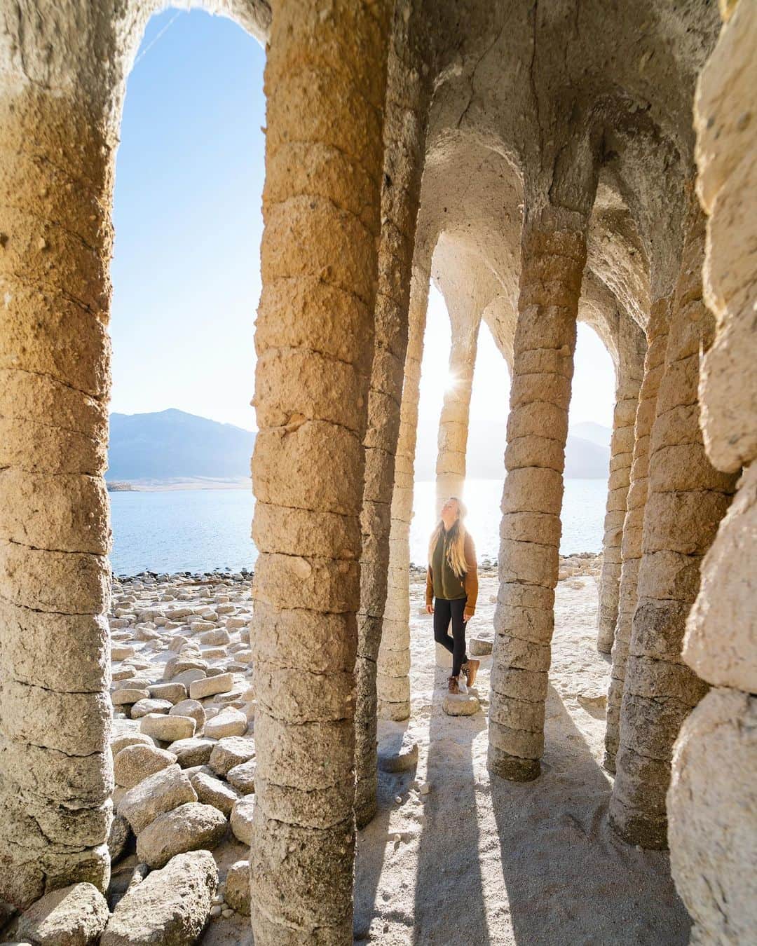 Travis Burkeのインスタグラム：「From ancient trees, to rugged coastlines and these unique natural pillars, California has so much diversity.  Now @gypsealaysea and I are off to Yosemite National Park 🏞」