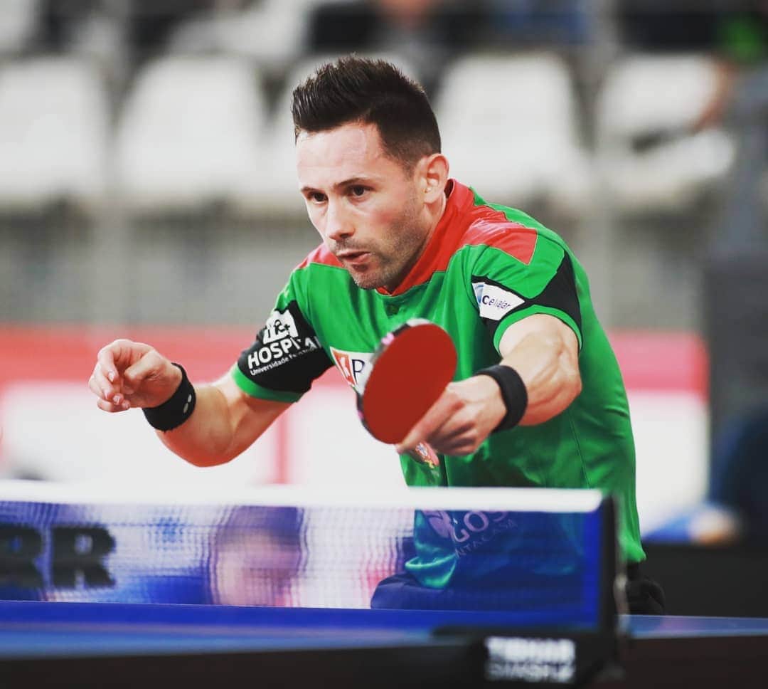 ジョアン・モンテイロのインスタグラム：「Happy to play in a place with very good memories! Until next time Minsk 🏓🇵🇹🇧🇾🙋‍♂️」