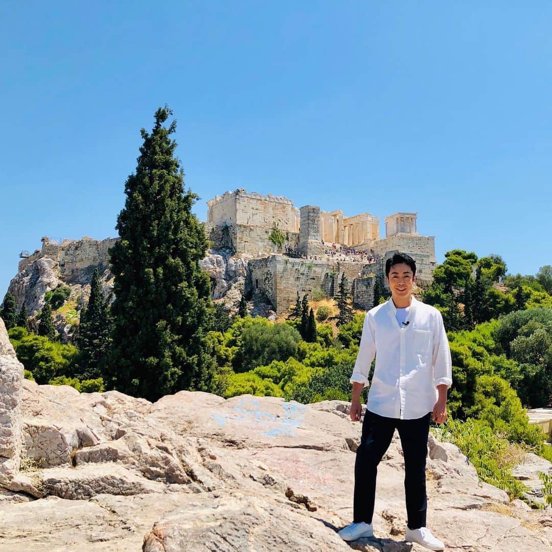 のインスタグラム：「.﻿ ﻿ この夏、ギリシャを訪ねました。﻿ ﻿ 来週の金曜日、11月8日の23:15〜「アナザースカイⅡ」をぜひご覧ください。﻿ ﻿ #アナザースカイ　#尾上菊之助」