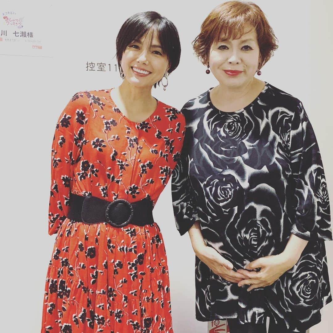 相川七瀬さんのインスタグラム写真 - (相川七瀬Instagram)「おしゃべりクッキングで一週間お世話になりました😊上沼恵美子さんと❤️ いつも楽しいお話ありがとうございます😊  #おしゃべりクッキング #上沼恵美子さん」11月2日 11時14分 - nanasecat