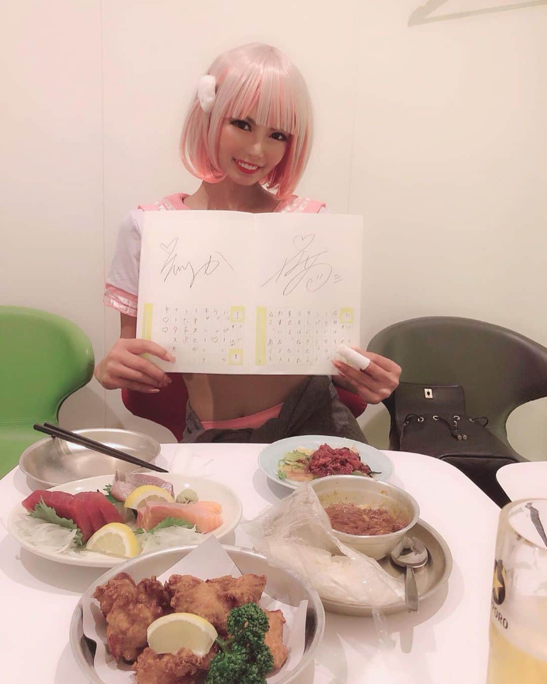 堀えりかさんのインスタグラム写真 - (堀えりかInstagram)「給食食べたりテストしたり日記書いたり理科の実験したり🧪 結構楽しかった🤣❤️ . .  #ハロウィン #halloween  #ハロウィンコスプレ #コスプレ  #セーラー服 #給食 #給食居酒屋 #6年4組名古屋名駅分校 #6年4組」11月2日 13時21分 - xerikax143