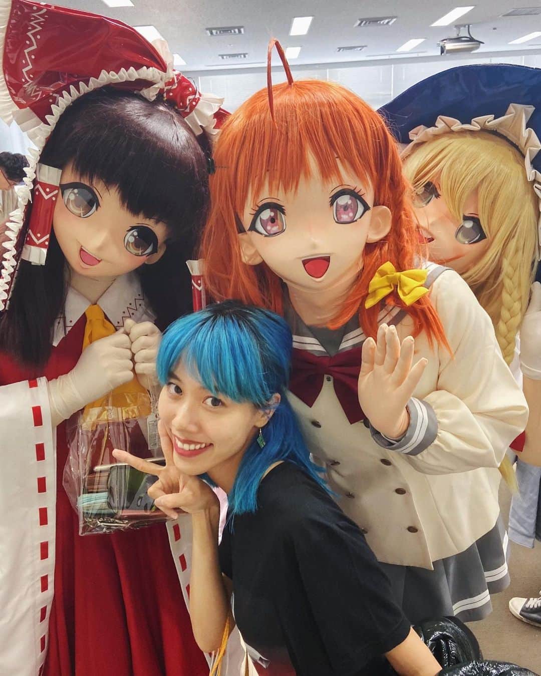 草野絵美のインスタグラム：「慶應義塾大学の先生のみなさま🧝🏼‍♀️🔥 Professors of KEIO Univeristy🤳 #kmdforum #cosplay」