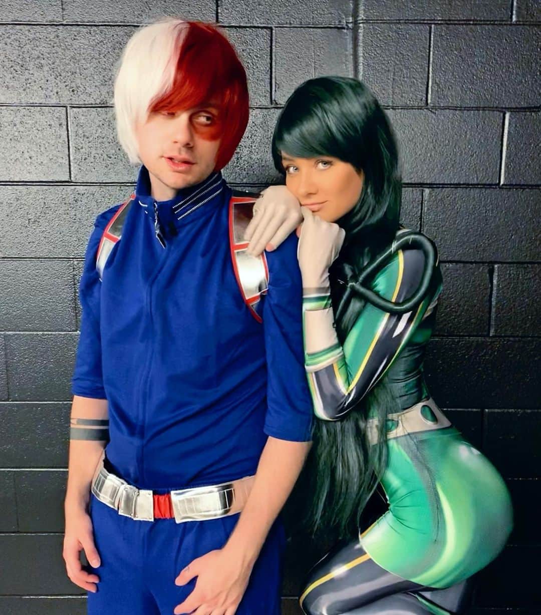 マイケル・クリフォードのインスタグラム：「you could imagine the look on Crystal’s face when I told her I wanted her to be a frog for Halloween. damn tho. 👀 Todoroki x Froppy 4eva」