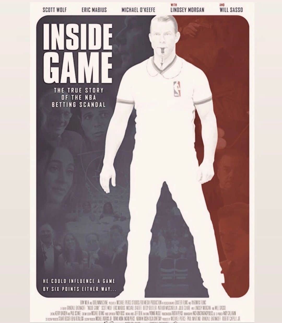 リンジー・モーガンのインスタグラム：「INSIDEGAME IN THEATERS NOV.1 @insidegamemovie  @iamscottwolf  @willsasso」