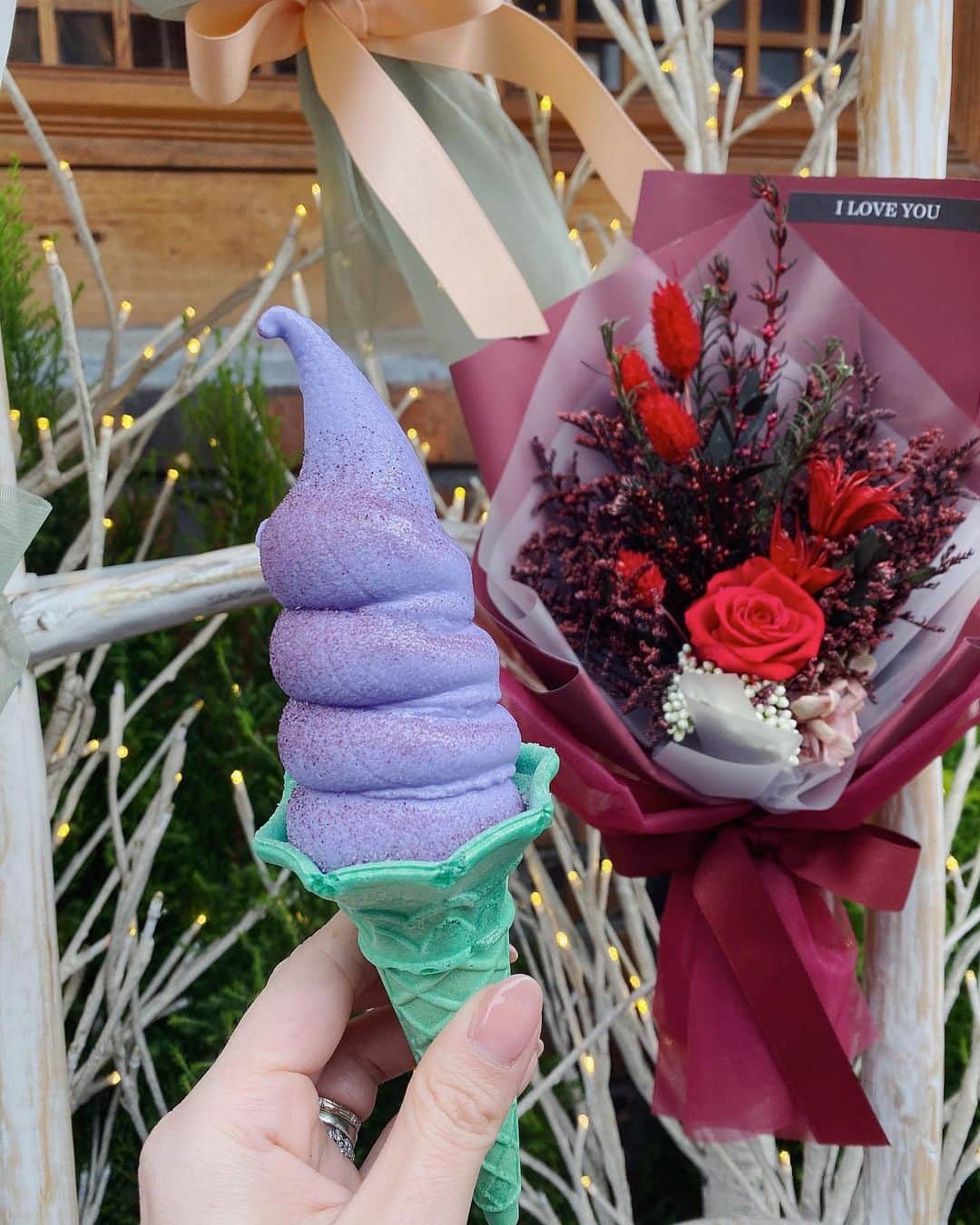 アン・カーティスのインスタグラム：「I do 🥰🍦」