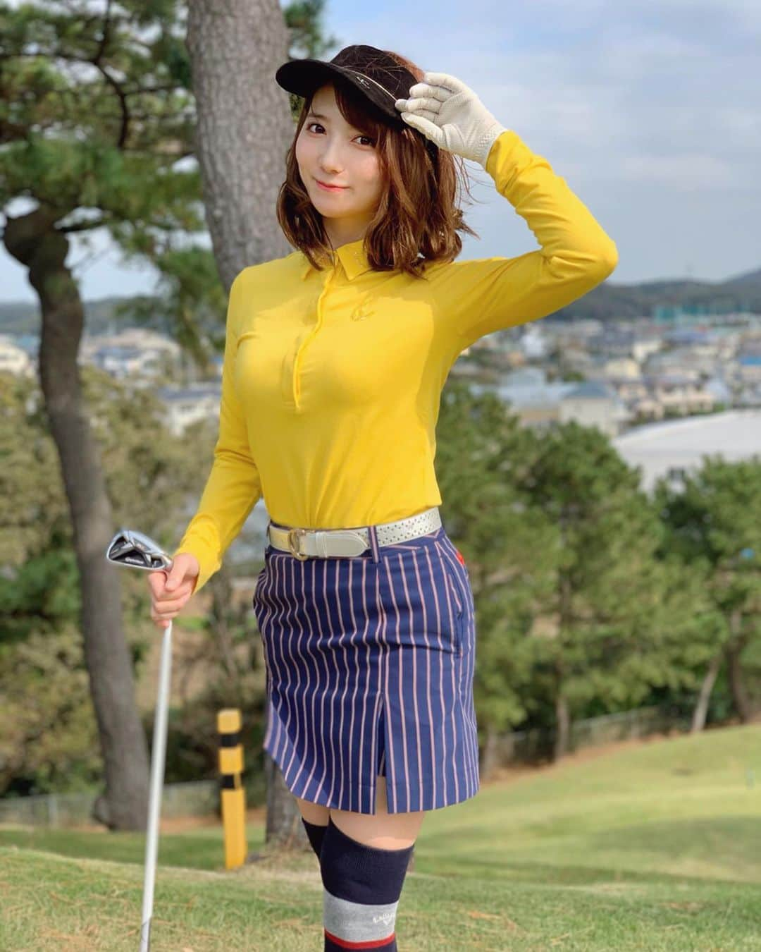 堀みづきさんのインスタグラム写真 - (堀みづきInstagram)「かにえにゴルフ連れて行ってもらいました🏌️‍♀️❤️ 初めて２人でコース回った⛳️ これを機に練習します💪✨ ウェアは @callawaygolf  #golf #callaway #ゴルフ　#ゴルフコーデ　#ゴルフ女子」11月2日 15時16分 - mizuki_027