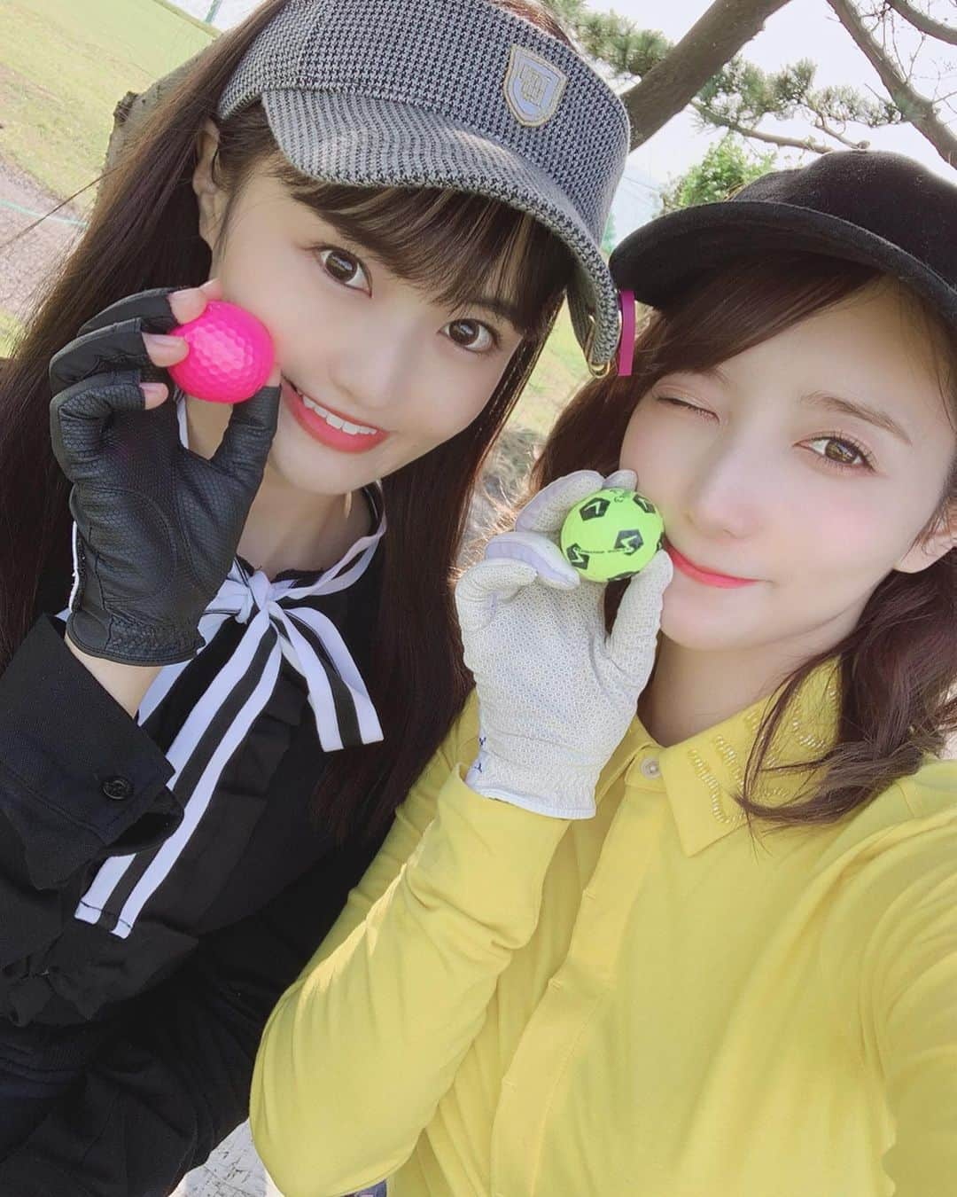 堀みづきさんのインスタグラム写真 - (堀みづきInstagram)「かにえにゴルフ連れて行ってもらいました🏌️‍♀️❤️ 初めて２人でコース回った⛳️ これを機に練習します💪✨ ウェアは @callawaygolf  #golf #callaway #ゴルフ　#ゴルフコーデ　#ゴルフ女子」11月2日 15時16分 - mizuki_027