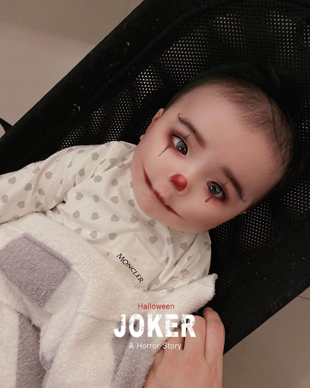 のインスタグラム：「来年は息子とリンクコーデで仮装しよう🤡 #ハロウィン#halloween」