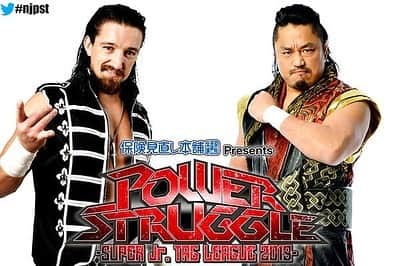 のインスタグラム：「#NJPST in #OSAKA!! 🦁🔥 Coming soon!! @njpw1972  #njpw #njpwworld #新日本プロレス #プロレス #大阪府立体育会館」