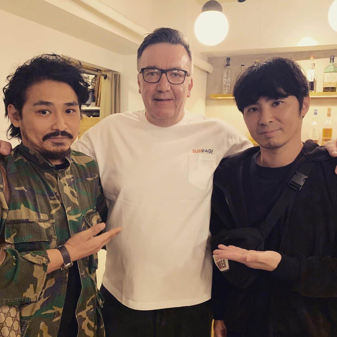 SHIGEOのインスタグラム：「Finally we met John Davis, thank you for all care! best wishes. @thesamos ＠shigeojd @djraymondtokyo @markendword @araki33」