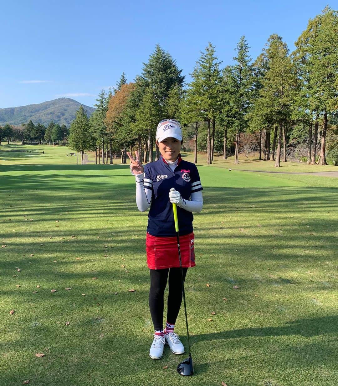 佐藤のぞみさんのインスタグラム写真 - (佐藤のぞみInstagram)「お天気良し🌞 #golf #秋 #🍁🌰🍄🍂」11月2日 21時31分 - satonozomi1028