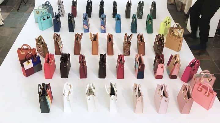 Sophie Hulmeのインスタグラム：「Having fun with the archive. Tell us your favourite Sophie Hulme bag below 👇🏼 We’ll be selling our final collection through to the end of the year - visit our website or shop in-store.」