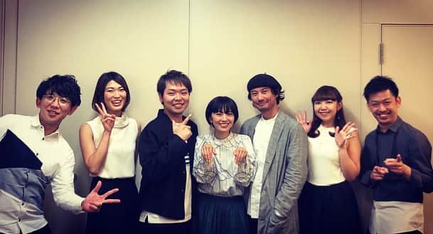 熊木杏里のインスタグラム：「a photo！ ＠日本橋三井ホール 2019.11.2  #石貝梨華  #谷崎舞  #幡宮航太  #岩丸正 #齋藤純一 #森田晃平 #熊木杏里 #人と時」