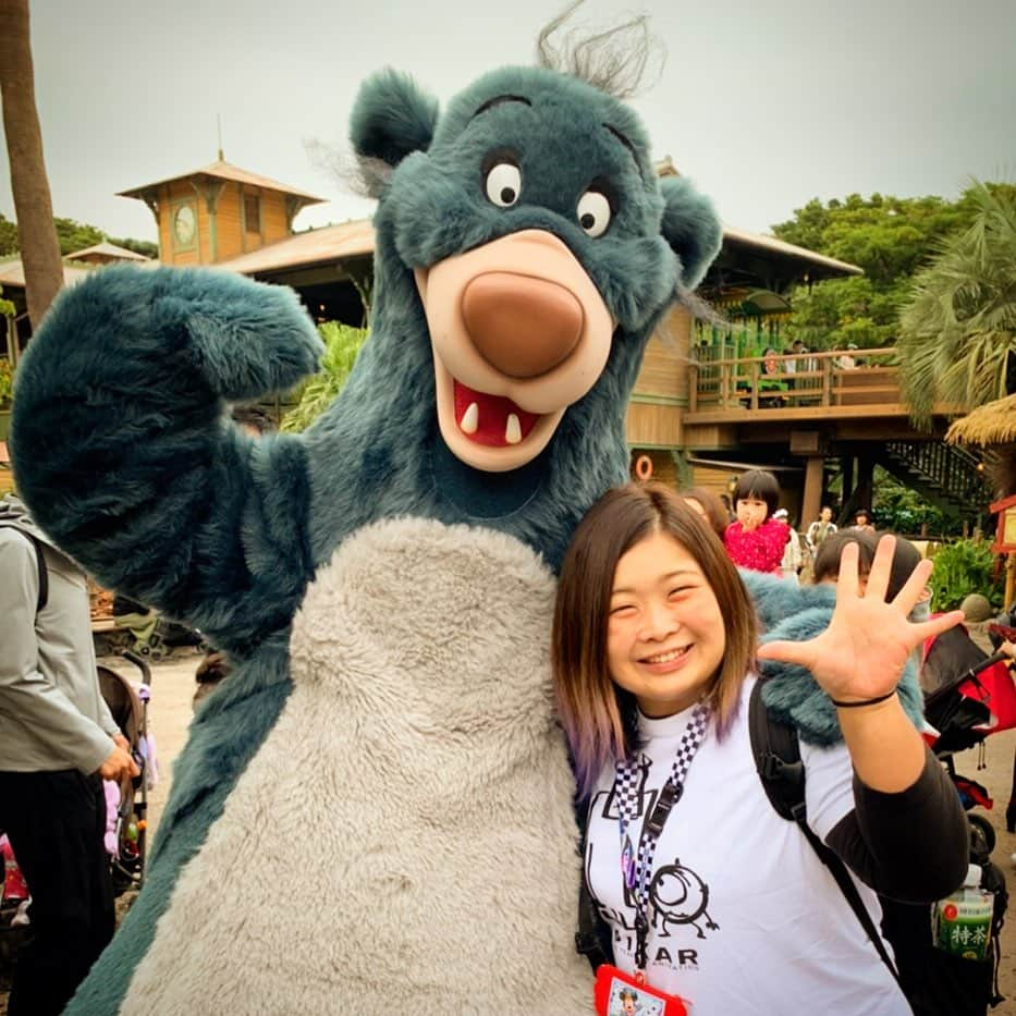 優宇さんのインスタグラム写真 - (優宇Instagram)「_ I miss Disney land🐭🏰💞. #wrestling #disney #tokyodisneyland #tdl🐭🏰 . #disneythejunglebook  #ジャングルブック #バルー かわいい🐻」11月3日 6時11分 - yuustagram719