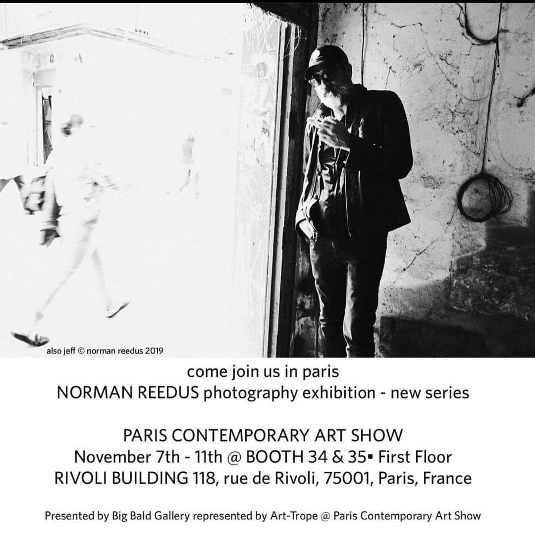 ノーマン・リーダスさんのインスタグラム写真 - (ノーマン・リーダスInstagram)「Paris contemporary art show nov7-11」11月3日 7時49分 - bigbaldhead