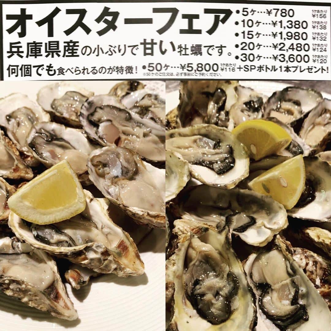 のインスタグラム：「オイスターフェア UOKINにて実施中！  #魚金#UOKIN#新橋#五反田#渋谷#新宿#池袋#秋葉原#神田#浜松町#田町#目黒#恵比寿#高田馬場#吉祥寺#神楽坂#飯田橋#市ヶ谷#神保町#六本木#赤坂見附#京橋#銀座#有楽町#西新橋#横浜」