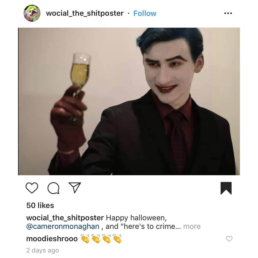 キャメロン・モナガンさんのインスタグラム写真 - (キャメロン・モナガンInstagram)「A few favorite Halloween costumes for charity. Thanks for dressing up for a good cause!」11月3日 10時49分 - cameronmonaghan