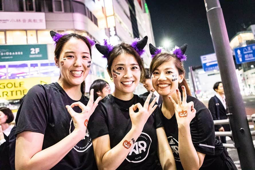 湯田友美さんのインスタグラム写真 - (湯田友美Instagram)「Halloween run  with adidasrunners tokyo👻🖤 ・ 今年のハロウィンは、ARのみんなと😘 ・ #adidasrunners #adidasrunnerstokyo #halloween #halloweenrun #ハロウィン #ハロウィンラン」11月3日 11時44分 - yudatomomi