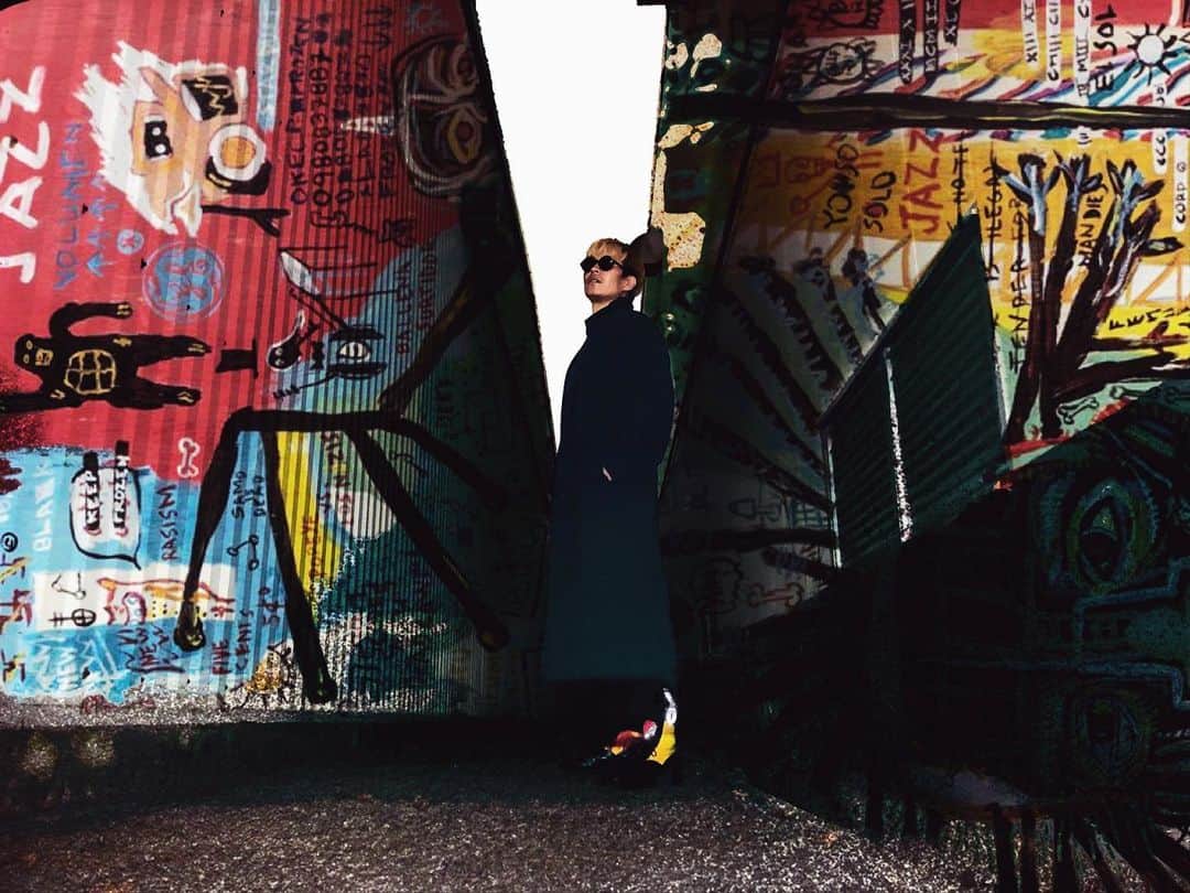 Achiさんのインスタグラム写真 - (AchiInstagram)「un official wall Basquiat」11月3日 22時00分 - achiwilder