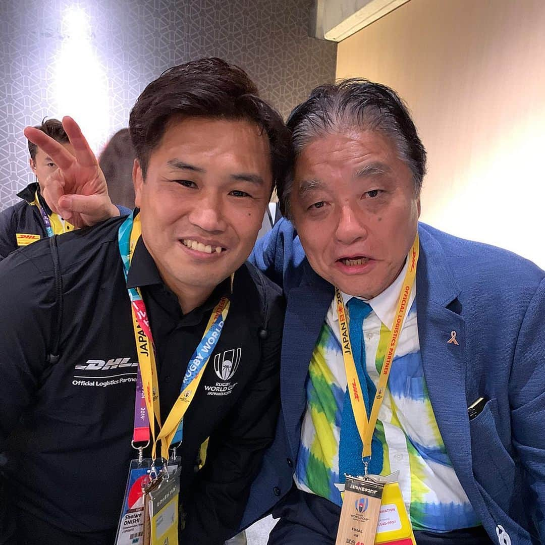 大西将太郎さんのインスタグラム写真 - (大西将太郎Instagram)「Rugby World Cup 2019 Final Match 48 🇿🇦vs🏴󠁧󠁢󠁥󠁮󠁧󠁿 The dream is over...., I can't find the words to express my emotions.  I just want to say 『Thank you World Cup!』 #dhl #dhlrugby #rugbyworldcup  #ChildFund  #passitback #ritmolatino  #haruyama #stovel&mason #vitalebarberiscanonico  #zenstyle #canterbury #GOLDWIN  #RWC2019」11月3日 22時36分 - shotaro12