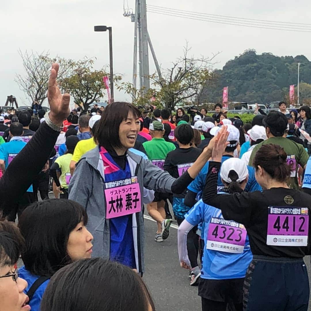 大林素子さんのインスタグラム写真 - (大林素子Instagram)「島根県・安来市 なかうみマラソン ありがとうございました」11月3日 14時00分 - m.oobayashi