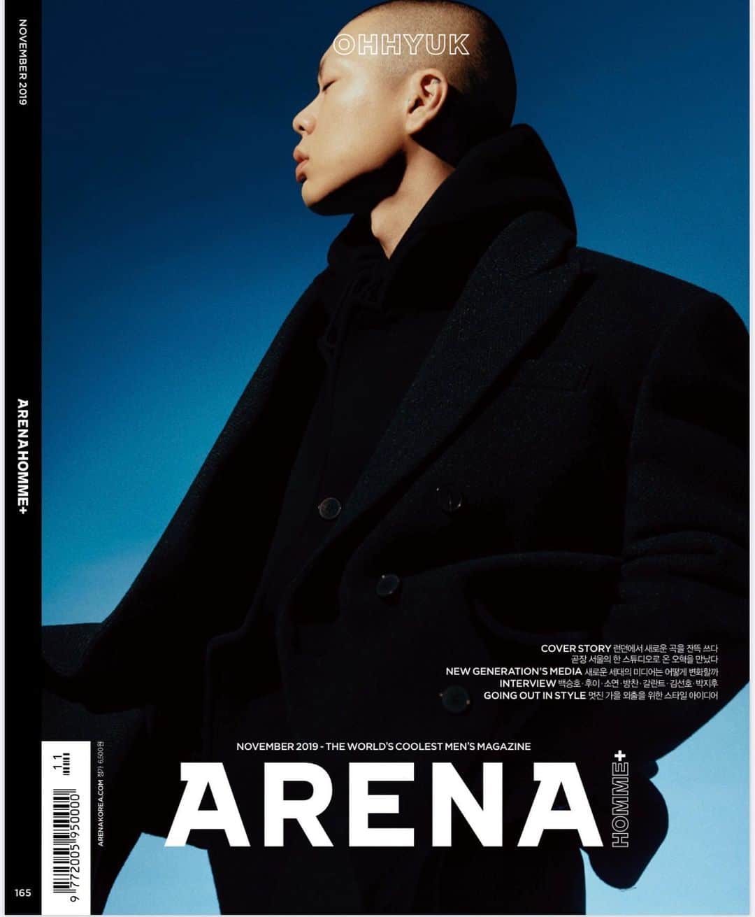 Oh Hyukのインスタグラム：「new cover for @arenakorea」