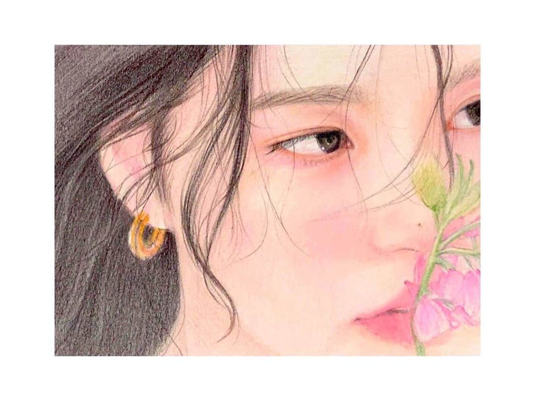 ミン・ヒョリンのインスタグラム：「그림감사합니당😍💕」