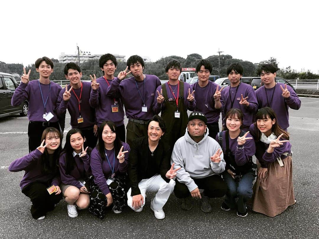 ジョー さんのインスタグラム写真 - (ジョー Instagram)「宮崎産業経営大学の学園祭 ありがとうございましたー！ 学園祭実行委員の皆さん お世話になりましたー #また呼んでください #宮崎産業経営大学 #あ、もう呼んでください #あ、もう宮崎産業経営大学 #あ、もう東京帰ります」11月3日 17時13分 - doublename_jo