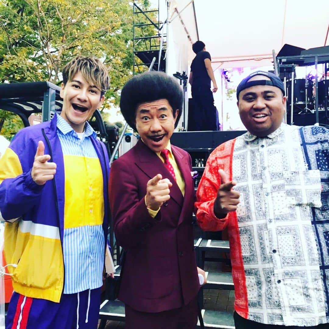 アントニーのインスタグラム：「厚木ミュージックフェスでマイメンJOY君とMCやりましたー！！！最高に楽しかったー！！！ #AMF #厚木ミュージックフェスティバル  #アーティスト全員カッコ良かった #アーティストになりたい」