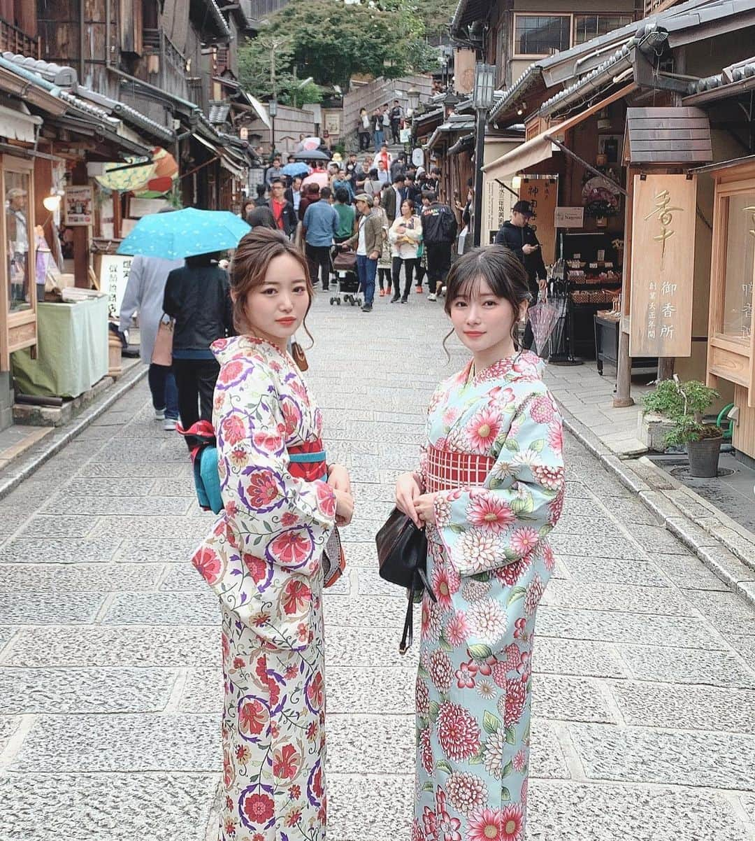 早田悠里子さんのインスタグラム写真 - (早田悠里子Instagram)「京都行ってきました☺️👘 #京都 #着物 #着物デート #着物コーディネート」11月3日 20時08分 - yurikohayata