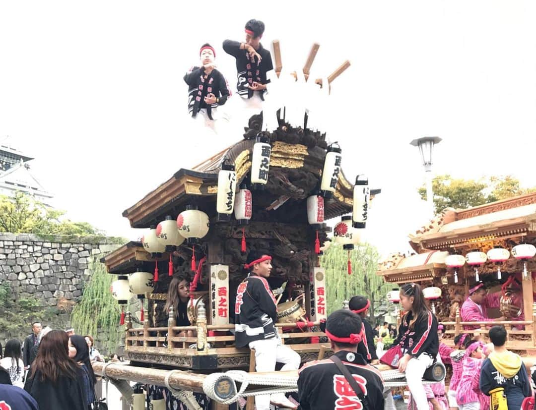 小嶋晶子さんのインスタグラム写真 - (小嶋晶子Instagram)「I was excited!! #danjiriinosakacastle2019 #danjiri #osakacastle #🏯 #osaka #japan #🇯🇵」11月3日 20時47分 - kojimamajiko